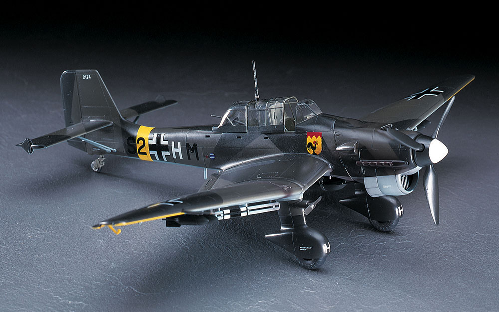 その他ハセガワ 1/48 Ju87D-3N スツーカ 第2夜間地上攻撃飛行隊