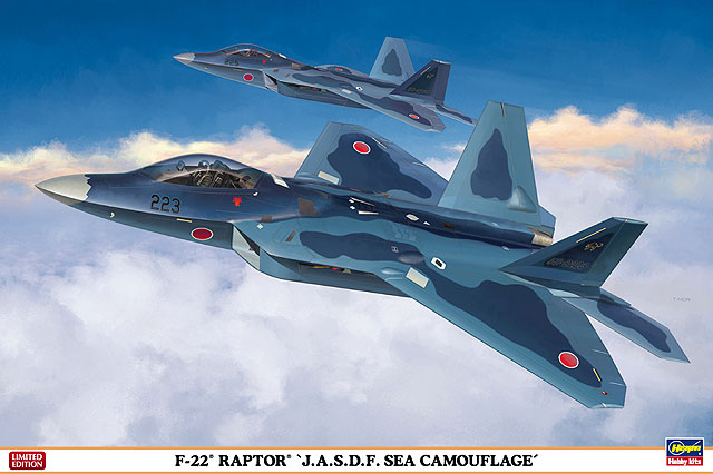 F-22 ラプター “航空自衛隊 洋上迷彩” | 株式会社 ハセガワ