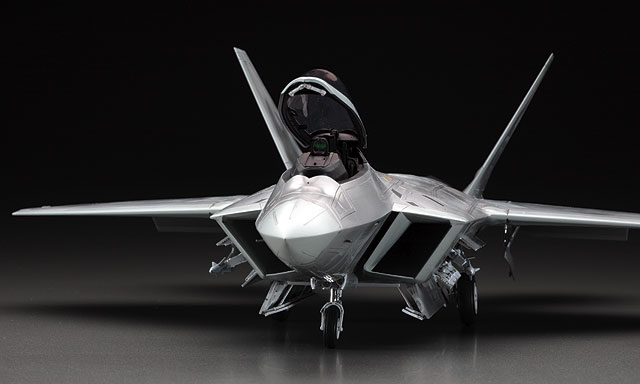 Plastic model F-22A Raptor 