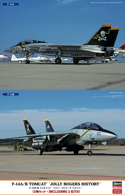 F-14A/B トムキャット “ジョリー ロジャース ヒストリー” | 株式会社 ハセガワ