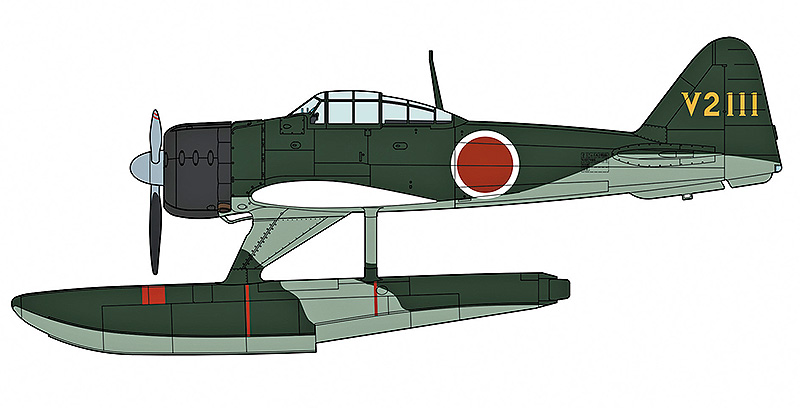 中島 A6M2-N 二式水上戦闘機 “第452航空隊” | 株式会社 ハセガワ