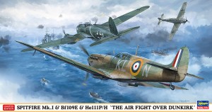 02270 SPITFIRE Mk.I & Bf109E & He111PH FIGHT OVER DUNKIRK_ol