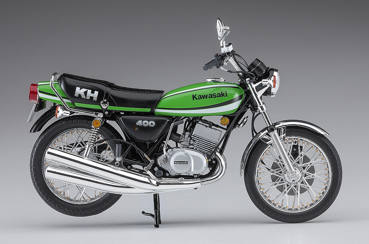 kh400 バイク　プラモデル