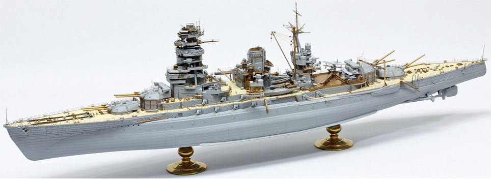 1/350 ハセガワ 旧日本海軍 戦艦 長門 1942年時(開戦時)エッチング付