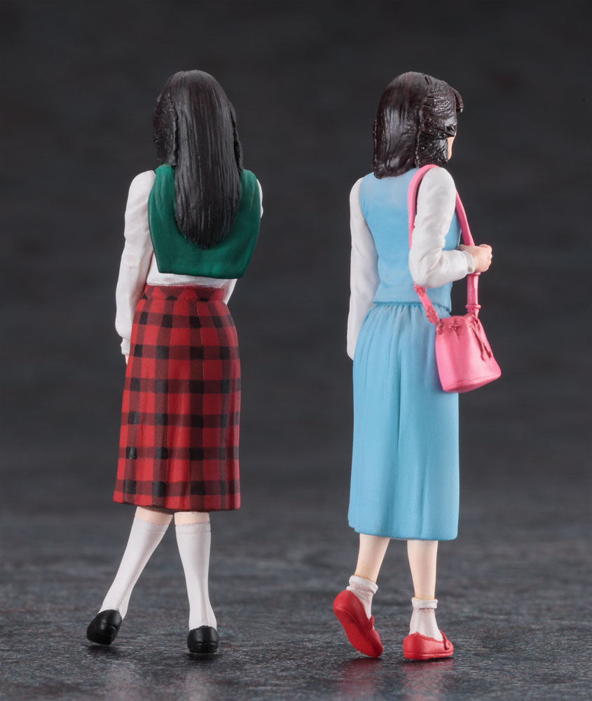 Two Kits in The Box FC08 - Plastic Model Building Kit # 29108 Hasegawa 1/24 Scale 80s Girls Figure 