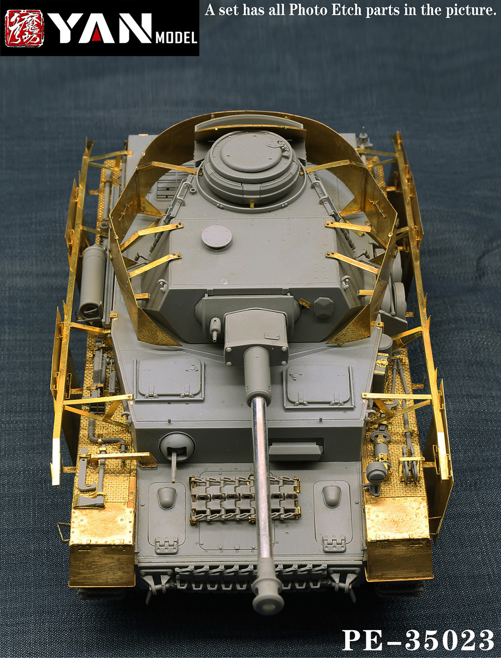 ドイツⅣ号戦車 H型 用エッチングパーツ（ボーダーモデルBT005用