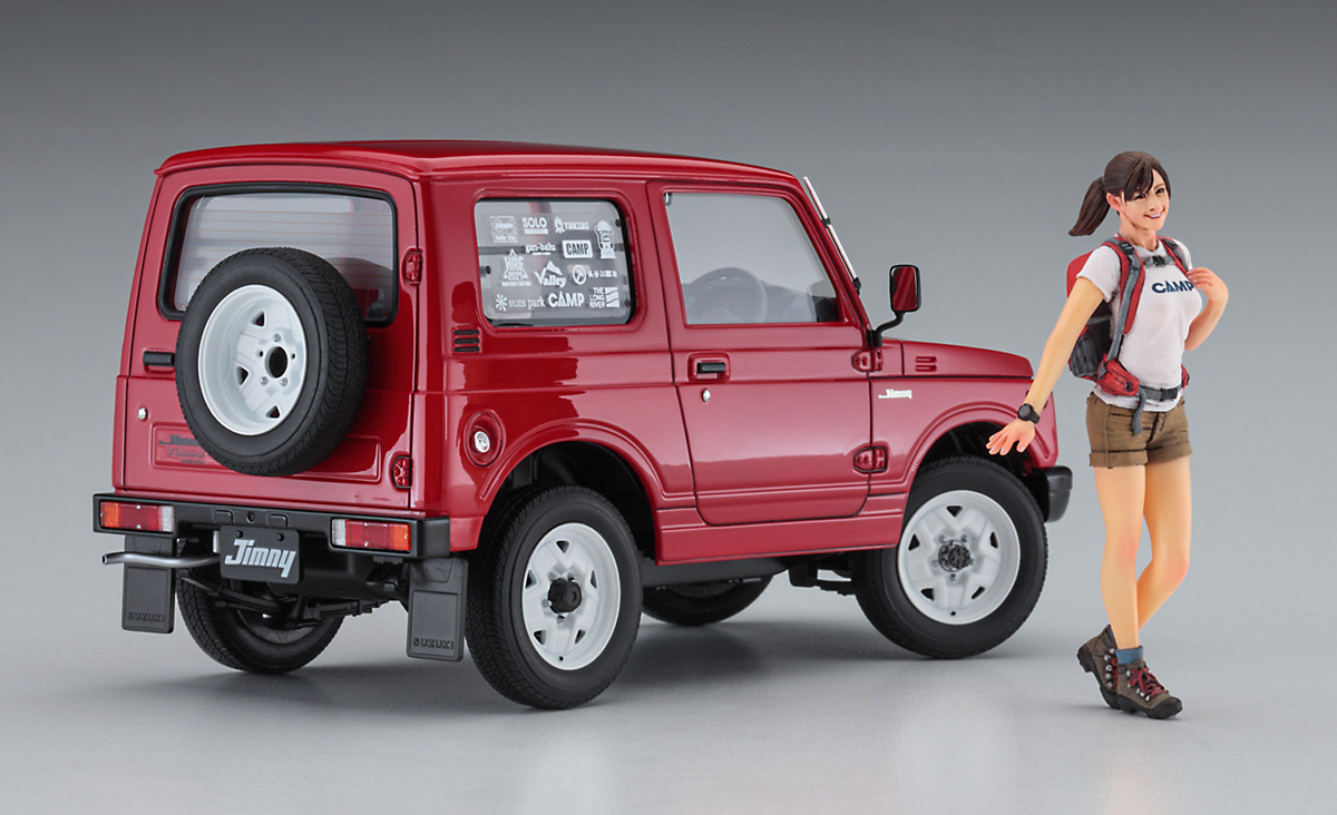 SUZUKI JIMNY w/CAMP GIRL’S FIGURE | 株式会社 ハセガワ