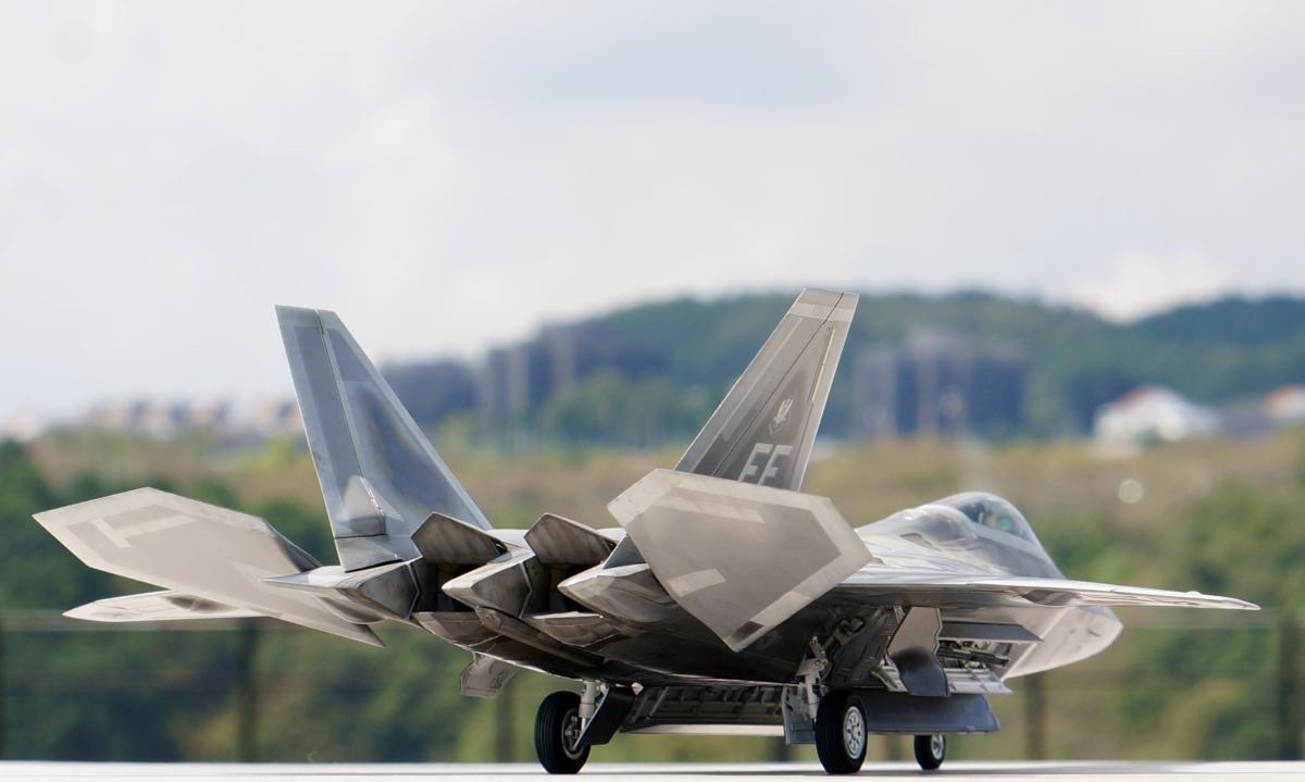 ハセガワ 1/48 F-22 RAPTOR ラプター プラモデル