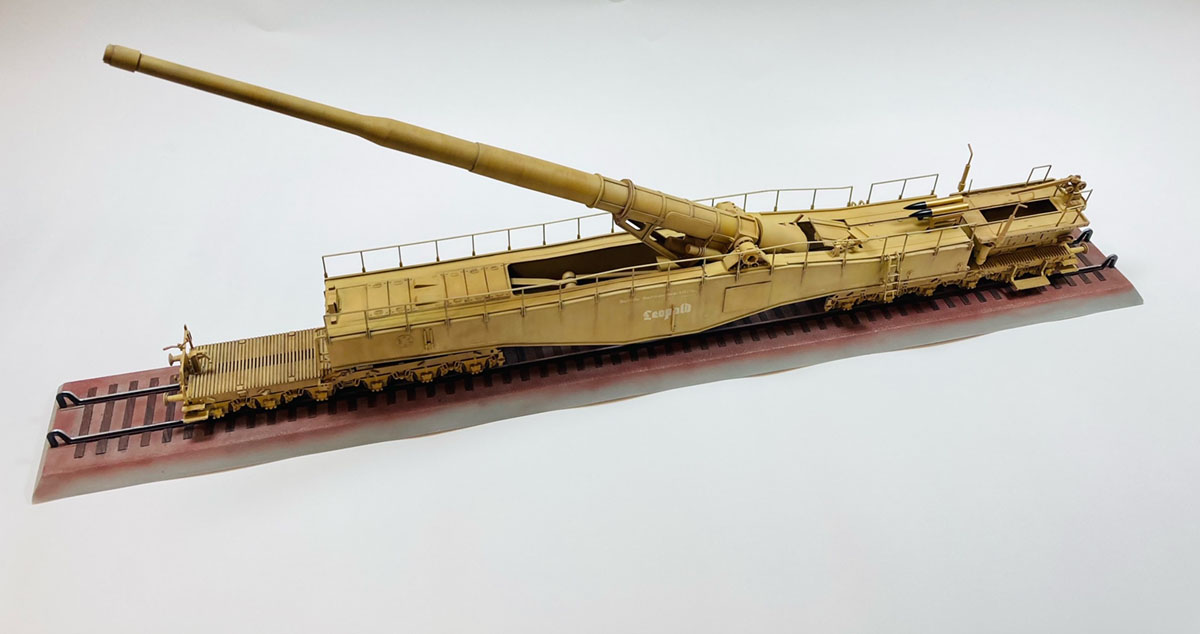 ハセガワ 1/72 列車砲 レオポルド #MB28