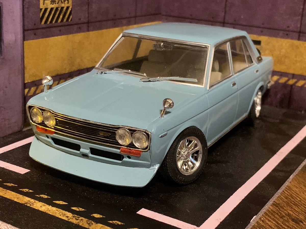 ハセガワ 1/24 みっともなかっ ニッサン ブルーバード 510