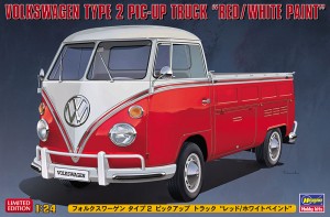 20556 VW TYPE2 PIC-UP TRUCK RED)WHITE_ol