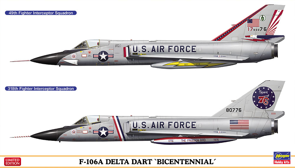 F-106A デルタダート “バイセンテニアル” | 株式会社 ハセガワ