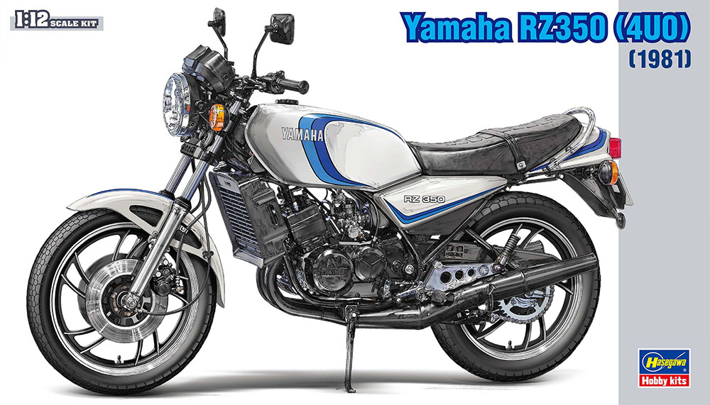 ハセガワ1/12　YAMAHA RZ350 プラモデル完成品