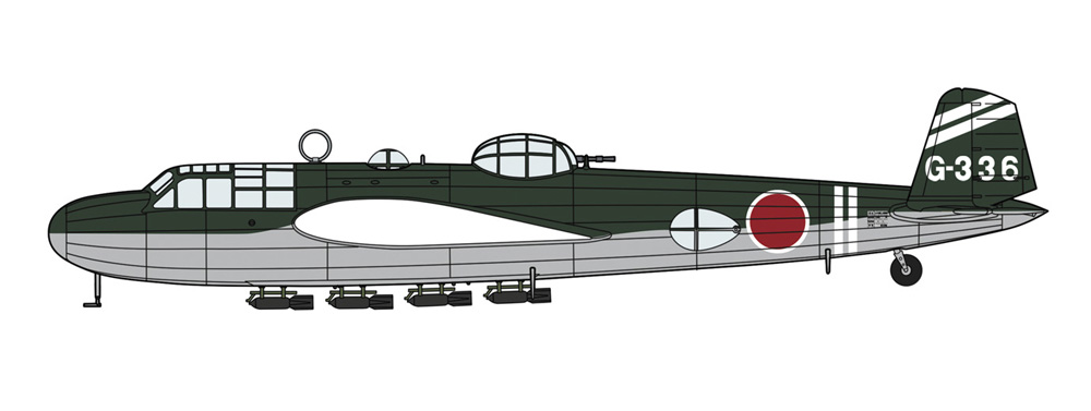 1/72 三菱 G3M2/G3M3 九六式陸上攻撃機22型/23型ハセガワCP9