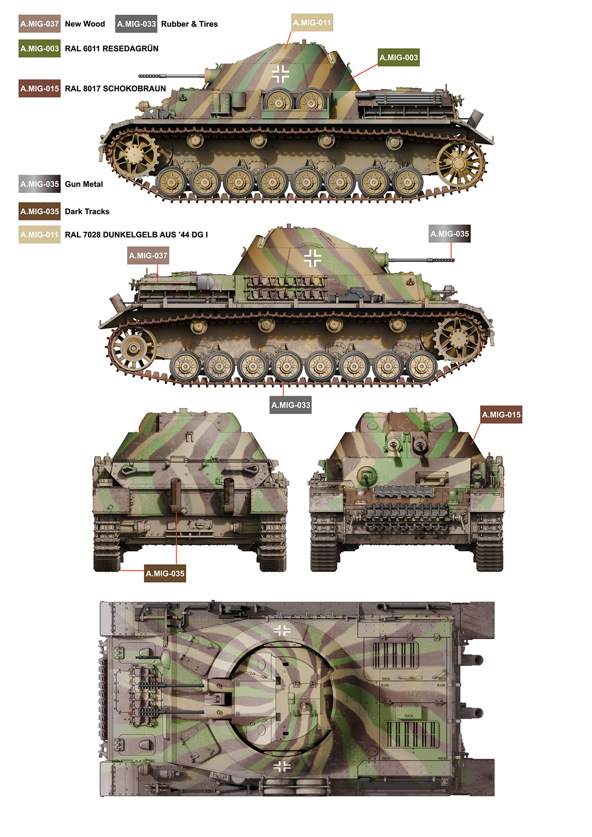 1/35 ドイツ軍IV号対空戦車（3cm 二連装対空砲搭載） クーゲルブリッツ