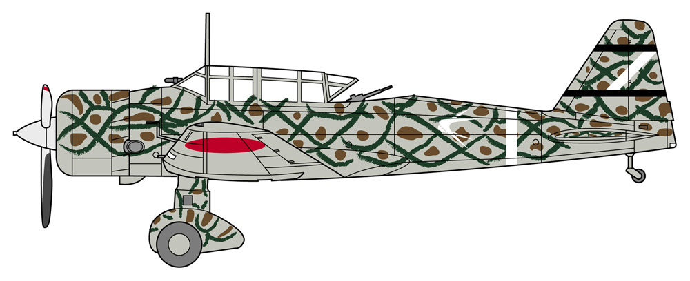 ハセガワ 1/72 三菱 キ51九九式襲撃機 /軍偵察機コンボ Part2 tf8su2k