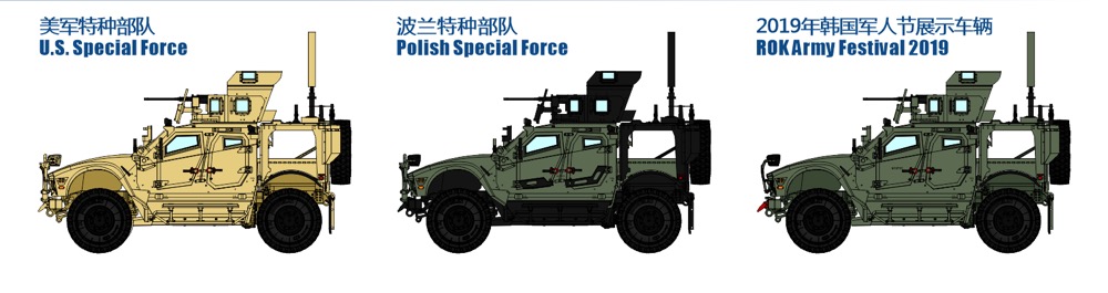 アメリカ陸軍 M1240A1（M-ATV）MRAPOGK砲塔セットスペシャル