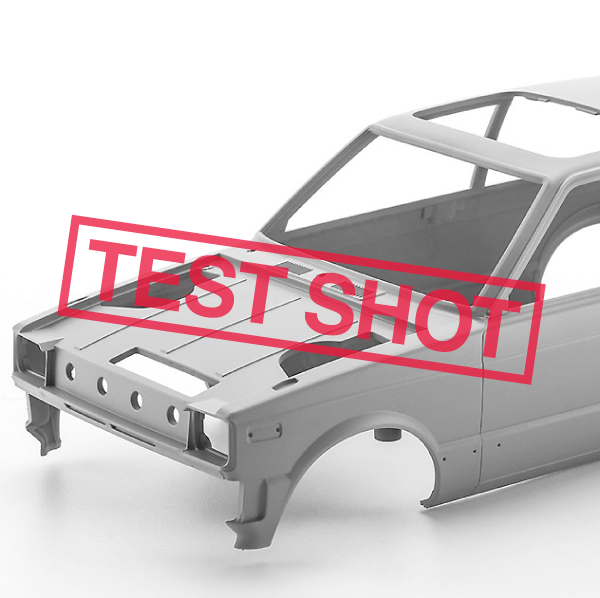 1/24「トヨタ スターレット KP61 S（3ドア）中期型」テストショット