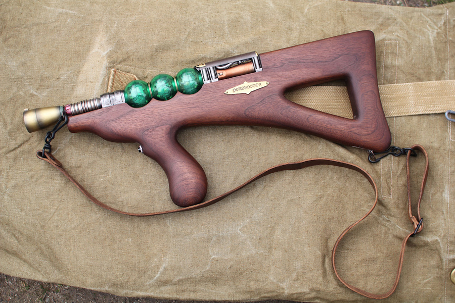 ジャンクプラント » スチームパンク・マシンガン「PEASHOOTER」